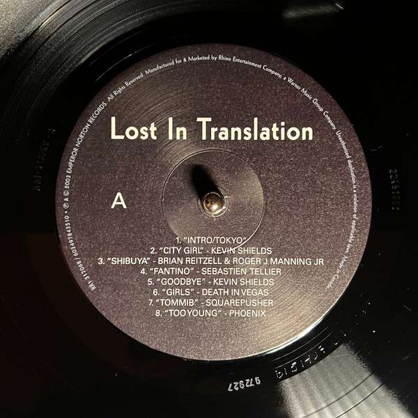 V.A. – Lost In Translation (Music From.)